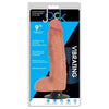 Jock 9 inches Vibrating Dong With Balls Beige
