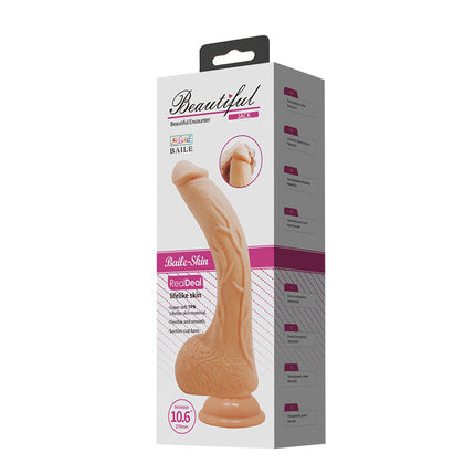 G Spot Curved Dildo w/Suction Base Flesh