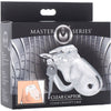 Clear Captor Chastity Cage - Large: Advanced Transparent Chastity Device, Model CC-1000, Unisex, Genital, Clear
