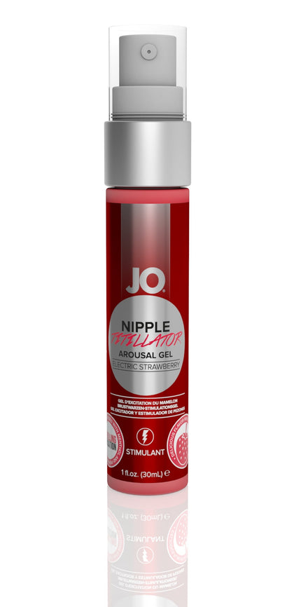 JO Nipple Titillator Strawberry 1 Oz / 30 ml