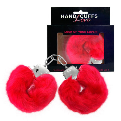 Fluffy Handcuffs Coral