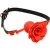 Blossom Gag Silicone Rose Gag can be elevated to a captivating Shopify product title by presenting it in a more formal tone. Consider this revised title: 

LustBound Silicone Rose Gag  Rose Bud BG-001 Unisex Mouth Gag Red