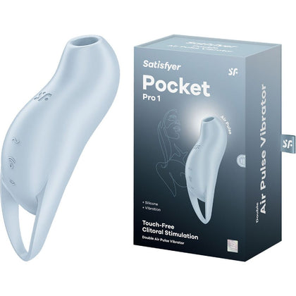 Satisfyer Pocket Pro 1 - Blue Sensation Air Pleasure Stimulator for Explosive Climaxes - Adult Naughty Store