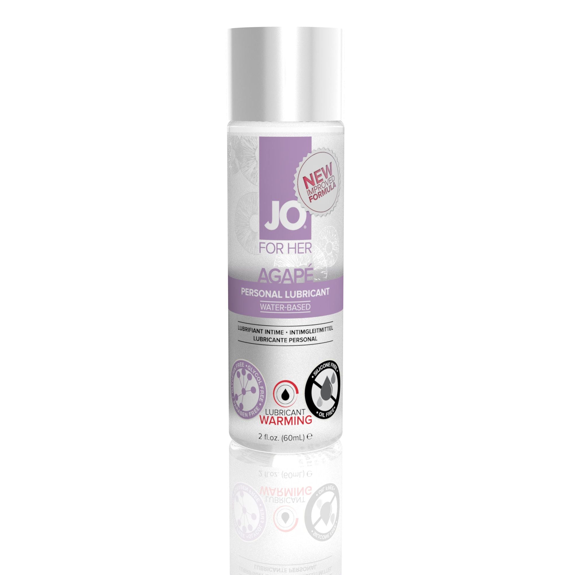 JO Agape Lubricant Warming 2 Oz / 60 ml