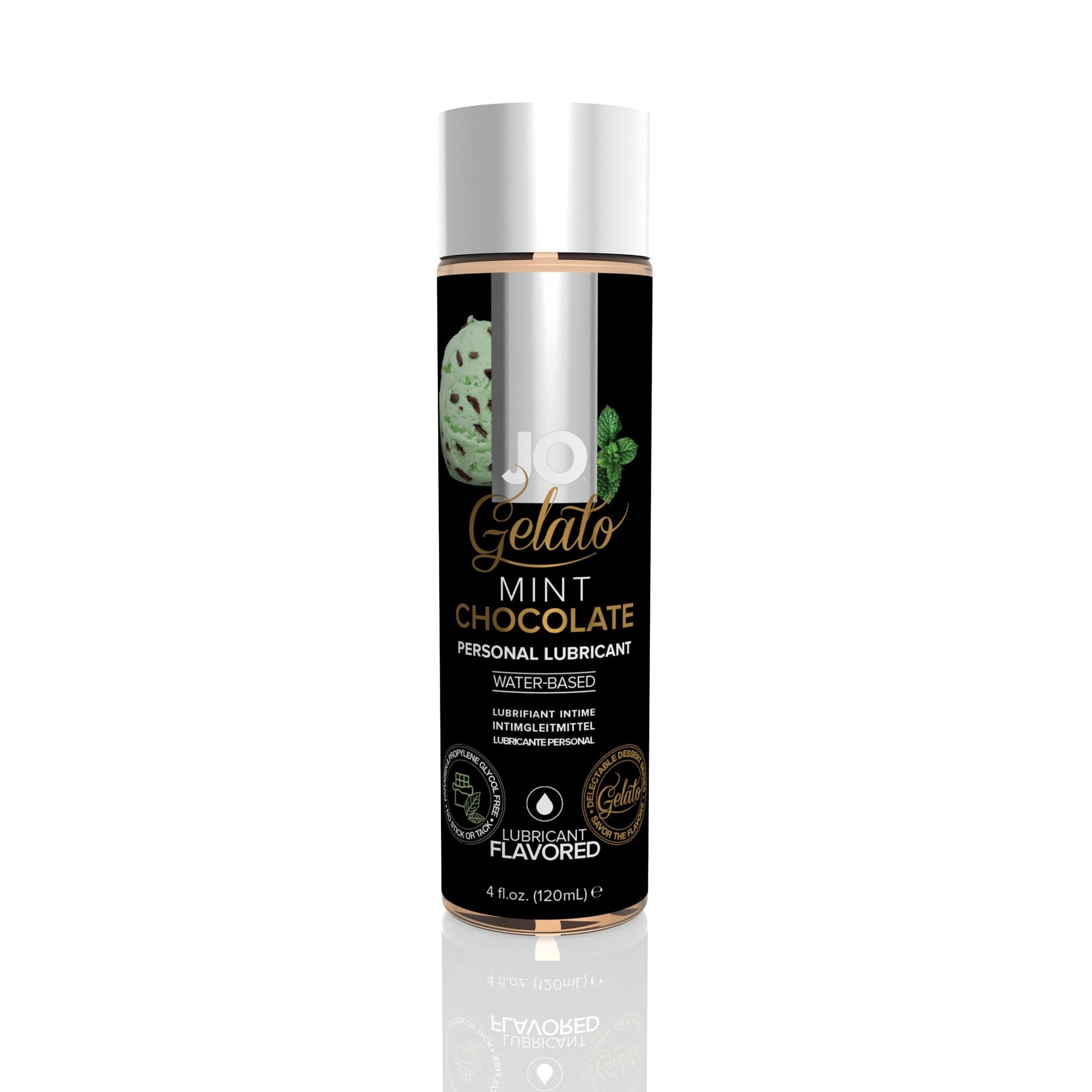 JO Gelato Mint Chocolate Flavored Lubricant - 4 Oz of Guilt-Free Indulgence