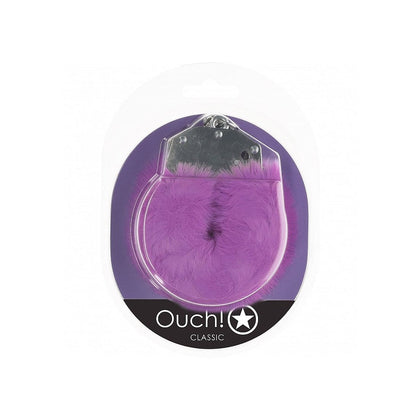 Ouch! - Classic Fluffy Handcuffs - Purple
