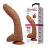 Light Brown Alex Dildo - Realistic G-Spot Curved Suction Delight, Waterproof Pleasure