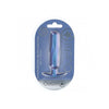 Ouch! - Oblong Anal Plug - Silicone - Metallic Blue