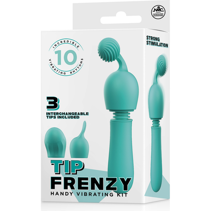 Tip Frenzy Silicone Vibe - Model No. #TFSV-01 - Unisex - Vaginal, Clitoral, and Anal Stimulation - Green