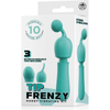 Tip Frenzy Silicone Vibe - Model No. #TFSV-01 - Unisex - Vaginal, Clitoral, and Anal Stimulation - Green