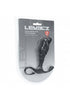 LEVELZ - Rippled with Hard Loop Silicone Prostate Massager - L - Black