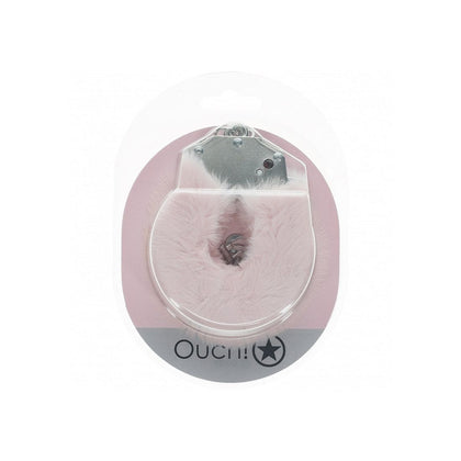Ouch! - Heavy-duty Fluffy Handcuffs - Powder Pink