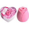 L'Amour Luxe Rose Clit Stimulator - Rose Lover's Dream - Model EX23 - Female - Clitoral Stimulation - Red Bouquet - Adult Naughty Store