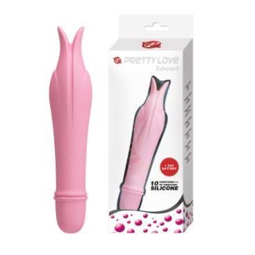 Battery Vibrator Pink 137mm - Edward