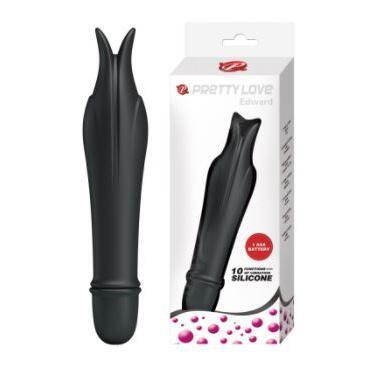 Battery Vibrator Black 137mm - Edward
