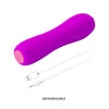 Easy Insertion Mini Vibrator Purple 