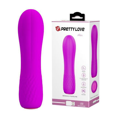 Easy Insertion Mini Vibrator Purple 