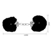 Fluffy Handcuffs Black