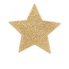 Bijoux Indiscrets Flash Star Black Nipple Pasties - Sensual Self-Adhesive Glittery Body Decorations for Women's Erotic Pleasure