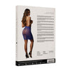 High-waist fishnet skirt - Blue - O/S