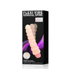 Flexi Spine Vibrator Ribbed Flesh - Adult Naughty Store