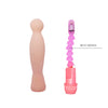 Flexi Spine Vibrator Knobbed Flesh - Adult Naughty Store