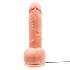 Vibrating Dildo w/Suction Base Flesh