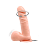 Vibrating Dildo w/Suction Base Flesh