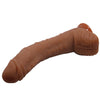 Light Brown Alex Dildo - Realistic G-Spot Curved Suction Delight, Waterproof Pleasure