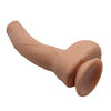 G Spot Curved Dildo w/Suction Base Flesh