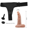 Strap On Dildo w/Harness Flesh