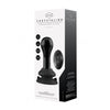 Globy - Glass Vibrator - With Suction Cup and Remote - Rechargeable - 10 Speed - Black