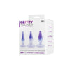 Glitzy Trainer 3 in 1 PVC Anal Plug Kit - Transparent Delight