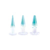 Glitzy Trainer 3 in 1 PVC Anal Plug Kit - Transparent Delight