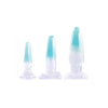 Glitzy Trainer 3 in 1 PVC Anal Plug Kit Multiple size - Transparent