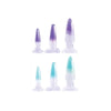 Glitzy Trainer 3 in 1 PVC Anal Plug Kit Multiple size - Transparent