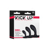 Kick Up - 3 in 1 Silicone Anal Training Set Black 4A