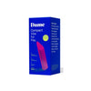 Zig Plum Compact Vibrator - Ergonomic Triangular Design in Luxurious Silicone