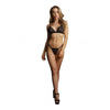 Magic Lace Velvet Lingerie Set OS - Black