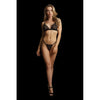 Magic Lace Velvet Lingerie Set OS - Black