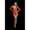 Wonder Rhinestone Bodysuit OS - Red