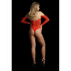 Wonder Rhinestone Bodysuit OS - Red