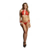Snow Angel Lace Lingerie Set OS - Red