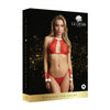 Snow Angel Lace Lingerie Set OS - Red