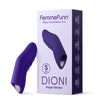 Dioni Large Dark Purple Vibrating Finger Sleeve D-2000: Premium Pleasure Device
