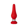 Introducing the SensaTease F-21 Tear Drop Black Silicone Anal Stimulator - Unleash Pleasure and Explore New Heights of Sensation