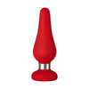 Introducing the SensaTease F-21 Tear Drop Black Silicone Anal Stimulator - Unleash Pleasure and Explore New Heights of Sensation