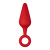 Silicone Plug with Pull Ring - Black L | Luxurious Medical Grade Anal Pleasure