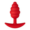 F-83 Spir Plug: Premium 100% Silicone Black Beehive with Sensational Ripples