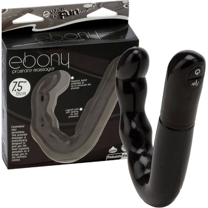 Ebony Desire Prostate Massager with Stimulating Vibrations - Adult Naughty Store